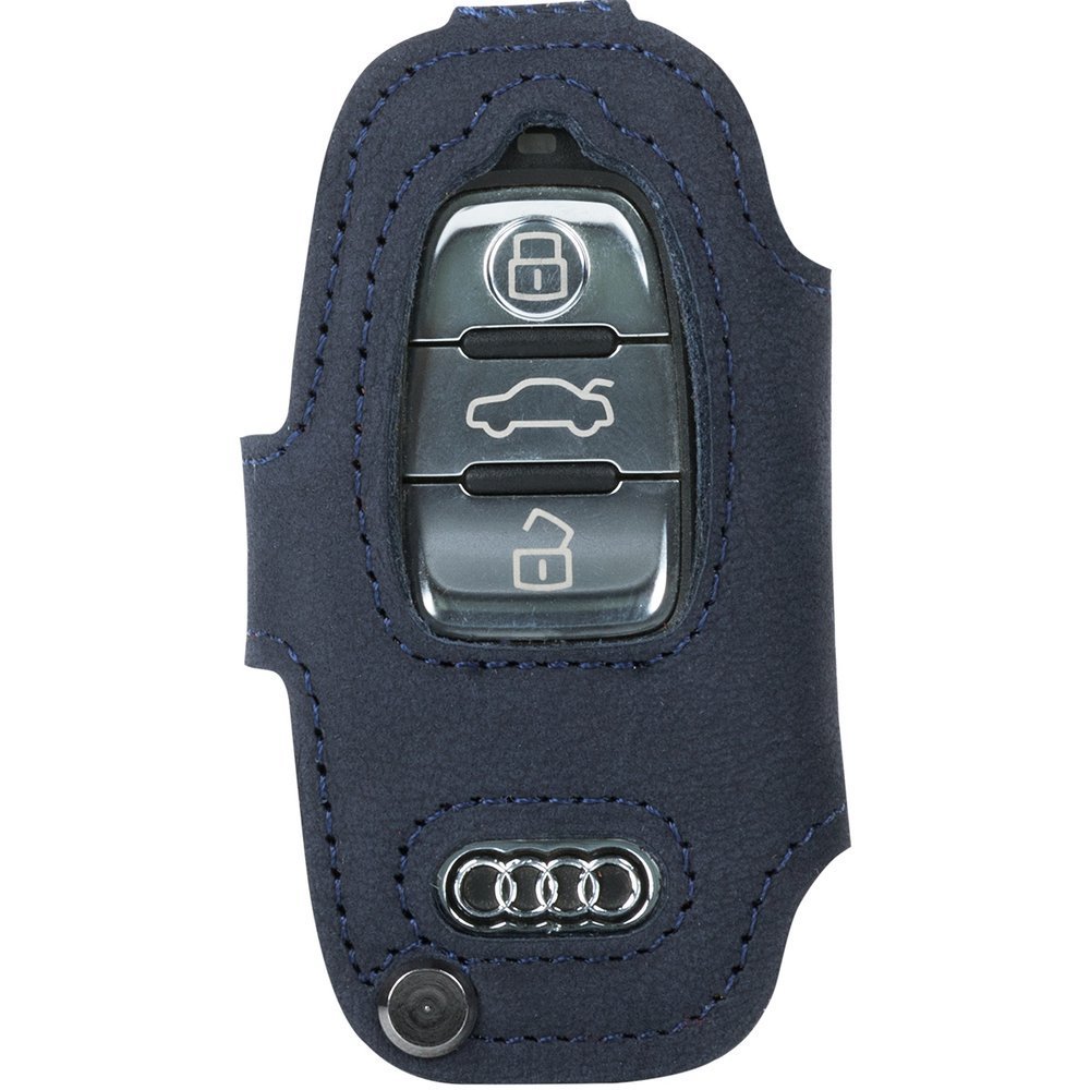  Car key case (remote control) for the car - Nubuk Blue